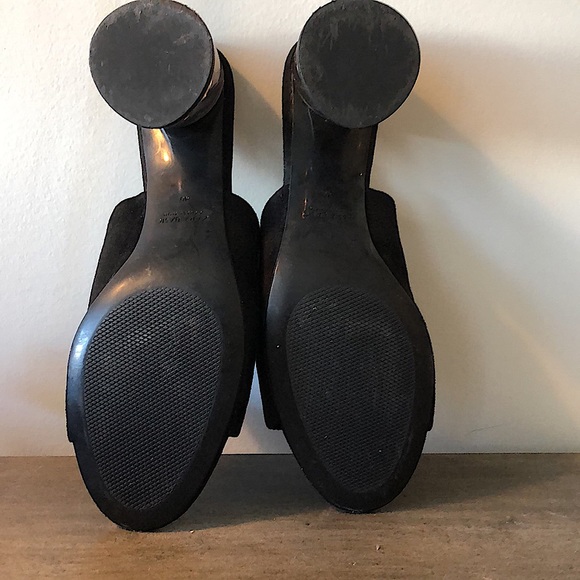 Black Suede Zara Mules - Picture 3 of 8